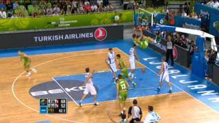 Highlights FinlandSlovenia EuroBasket 2013 [upl. by Gnolb]