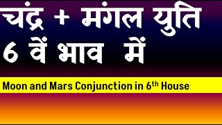 Moon and Mars Conjunction in 6th House Ketu and Mars Conjunction in 6th House [upl. by Ayoj]