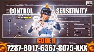 UPDATE 31 🔥 Best Zero Recoil Sensitivity CODE  Control Settings For Pubg MobileBGMI in 2024 [upl. by Folsom]