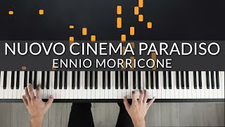 Nuovo Cinema Paradiso  Ennio Morricone  Tutorial of my Piano Cover [upl. by Naegem]