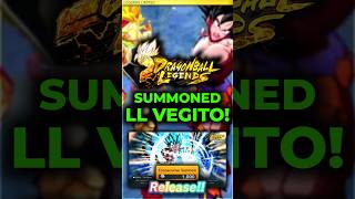 INSANE LUCK SUMMONED LL VEGITO BLUE 2ND SUMMON 🔥 [upl. by Matta]