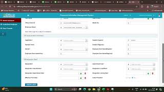 Employee Add in Eoffice [upl. by Melesa]