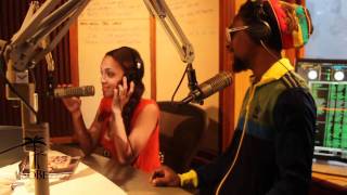 Jah Cure amp Phyllisia Interview in Trinidad [upl. by Nekcerb]