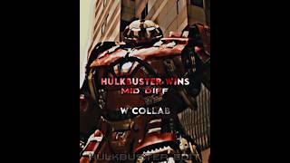 OC With AUedits  Hulkbuster Vs Iron Monger shortsmarvelironmanbattletrendingvsedit [upl. by Arratoon]