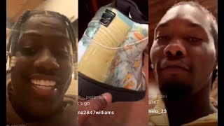 Offset Stunts On Lil Yachtys Shoe Game 👟 Have A Sneaker Battle On IG Live [upl. by Skier]