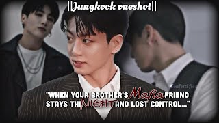 𝗝𝘂𝗻𝗴𝗸𝗼𝗼𝗸𝗳𝗳 When Your Brother’s Mafia Friend Stays the Night and lost controlbtsff [upl. by Analli186]