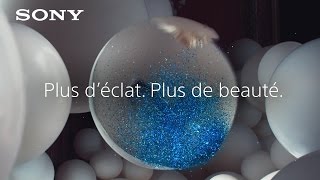 Téléviseur 4K HDR Sony BRAVIA  Plus d’éclat Plus de beauté  Ballons à paillettes [upl. by Iuq840]