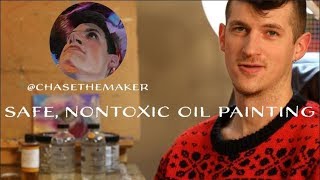 Safe Nontoxic Oil Painting Products and How To [upl. by Marolda]