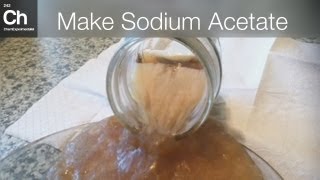 How to make Sodium acetate quot Hot ice quot at home  Remake HD [upl. by Hebel778]