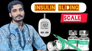 Insulin Sliding scale Isulin dose administered to the patients Pharmacist DrAftab [upl. by Ekez]