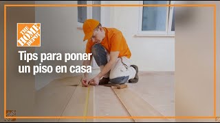 Tips para poner un piso en casa  Pisos  The Home Depot Mx [upl. by Suravart412]