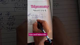 Trigonometry short trick Trigonometry ratioTrigonometry ssc Railway [upl. by Andria]