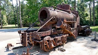 Steam Train Adventures 146 Salvaged 1893 Climax 2Tr in Romayor TX [upl. by Ecirrehs]