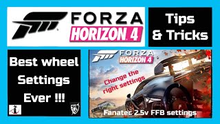 Forza Horizon 4  Best wheel settings ever [upl. by Pisarik643]