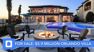 For Sale 59 Million Orlando Villa  7840 PALMILLA COURT REUNION FL 34747 [upl. by Antoinetta632]