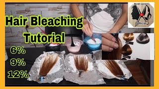 BLEACHING HAIR  3 TYPES OXIDANTS  SEE REAL RESULTS  TUTORIAL [upl. by Ronoc]