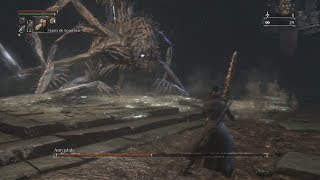 Bloodborne  Ultimate Caster Build  fight against Amygdala chalice [upl. by Ycul]