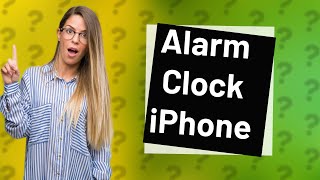 How do I get the alarm Clock icon on my iPhone [upl. by Ettesel]