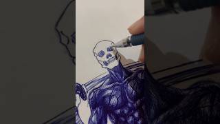 Drawing from the bones thebhimsenart drawing art anime artist [upl. by Cousin207]