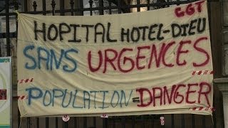 HôtelDieu mobilisation contre la fermeture des urgences [upl. by Pickering]