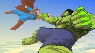 SUPERMAN VS HULK Animation Full Version Taming The Beast II [upl. by Emeric]