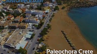 Aerial video of Paleochora in Southern Crete  JustGreececom [upl. by Kylila]