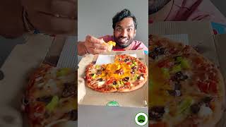 Domino’s New Cheese Volcano Pizza  Veggie Paaji foodshorts pizza [upl. by Safir]