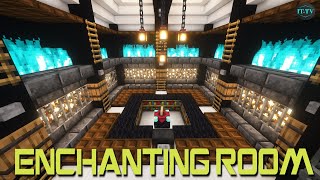 Building a ENCHANTING ROOM In Minecraft  TUTORIAL EASY [upl. by Anson]