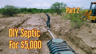 DIY Septic System Install Part 2 Gravel Leach Field [upl. by Stetson]