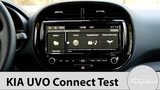 Kia UVO Connect Test des neuen 1025 Zoll InfotainmentSystem im Kia eSoul  Autophorie [upl. by Acus850]