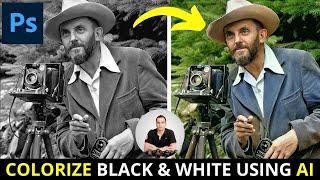 Colorize Black and White Photos in Photoshop Using AI Neural Filter [upl. by Rawde]