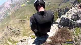 Jeb Corliss Table Mountain Crash [upl. by Clorinde110]