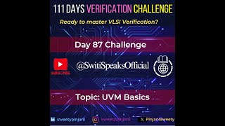 Day87UVM Basics SwitiSpeaksOfficial uvm verification vlsidesign vlsitraining switispeaks sv [upl. by Anivlem]