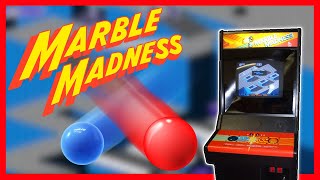 Marble Madness An AMAZING 80’s Game [upl. by Enawtna]