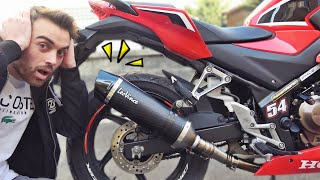 HONDA CBR 250R YENİ EGZOZ TAKTIM 9000TL  MotoVlog178 [upl. by Libna]