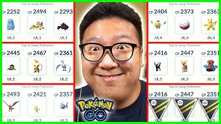 15 UNIQUE LEVEL 50 ULTRA LEAGUE POKEMON IN GO BATTLE LEAGUE IN POKEMON GO [upl. by Marci951]