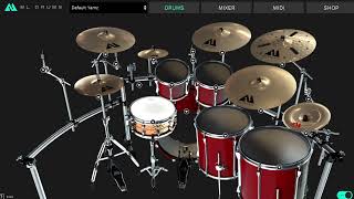 ML Drums YAMZ  90s Hard Rock demo [upl. by Castillo337]