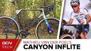 Mathieu Van Der Poels Canyon Inflite CF SLX CycloCross Bike [upl. by Meghann]