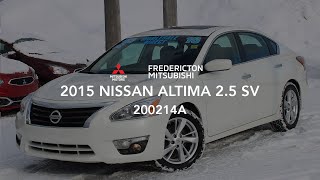 2015 NISSAN ALTIMA 25 SV  200214A [upl. by Alleinad]