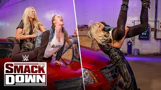 Charlotte Flair Demolishes Ronda Rousey Backstage  WWE SmackDown Highlights 31122  WWE on USA [upl. by Soutor]