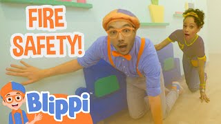 Blippi and Meekah Learn About Fire Safety at NYC Fire Station  Blippi and Meekah Full Episodes [upl. by Gittle895]