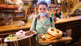 Ukrainian BAR FOOD at 137YearOld Tavern in Odessa Ukraine [upl. by Fleda]