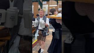 What is special with the beer in Oktoberfest  Oktoberfest in München 2024 shortvideo [upl. by Eecal]