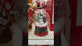 Gemmy animated snowglobe snowman Target exclusive [upl. by Naerb]