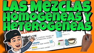 ⚗ MEZCLAS HOMOGÉNEAS y HETEROGÉNEAS  Química [upl. by Tempest]