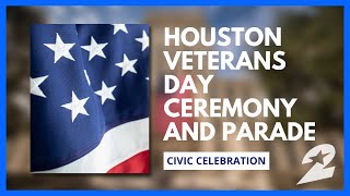 FULL PARADE Houston Veterans Day Celebration  KPRC 2 [upl. by Marx]