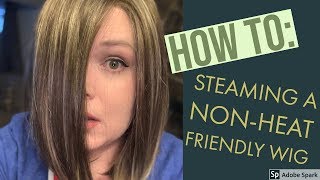 How To Steam a Wig That is NOT Heat Safe [upl. by Jobe]