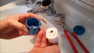 Wasserhahn reparieren und entkalken Einhebelmischer How to repair a water tap Tap washer [upl. by Suoivart22]