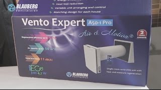 Vento Expert A501 Pro Lüftungsanlage mit Energiezurückgewinnung Besonderheiten der UPMontage [upl. by Ttelrahc662]