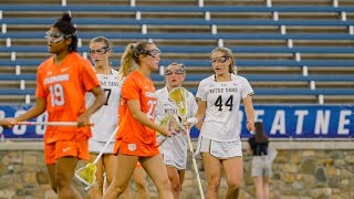 5️⃣ GOALS 5️⃣ MINUTES  Notre Dame Womens Lacrosse [upl. by Ymmak]